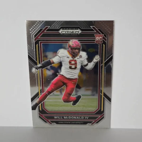 Panini Prizm Draft Picks Football 2023 | #188 Will McDonald IV - Iowa State Cyclones | Rookie Card
