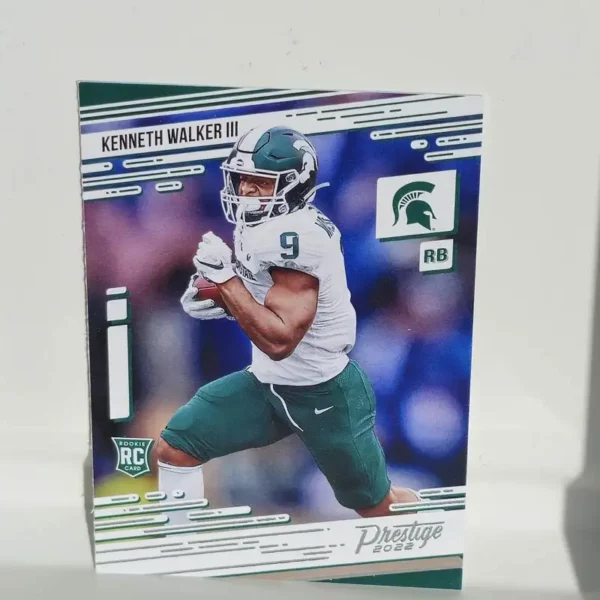 Panini Chronicles Draft Picks Football 2022 | #18 Kenneth Walker III - Michigan State Spartans | Prestige Rookie Card