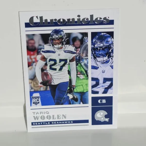 Panini Chronicles Draft Picks Football 2022 | #46 Tariq Woolen - Seattle Seahawks | Chronicles Rookie Card