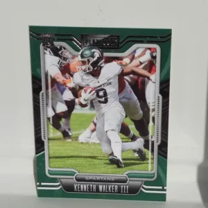 Panini Chronicles Draft Picks Football 2022 | #8 Kenneth Walker III - Michigan State Spartans | Playbook Rookie Card