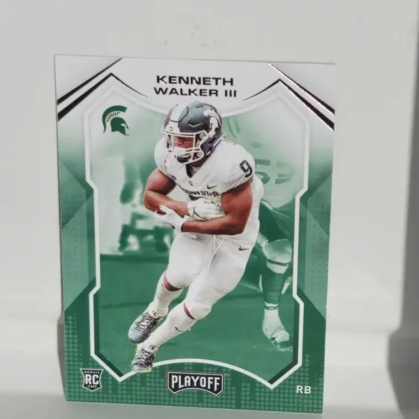 Panini Chronicles Draft Picks Football 2022 | #8 Kenneth Walker III - Michigan State Spartans | Playoff Rookie Card