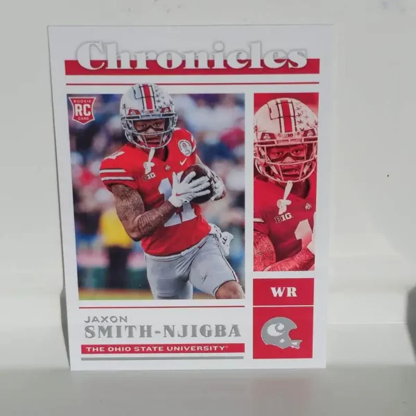 Panini Chronicles Draft Picks Football 2023 | #10 Jaxon Smith-Njigba - Ohio State Buckeyes | Chronicles Rookie Card