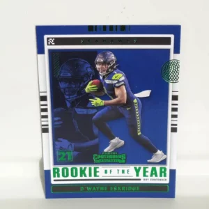 Panini Contenders Football 2021 | #ROY-DES D'Wayne Eskridge - Seattle Seahawks | Emerald Rookie of the Year