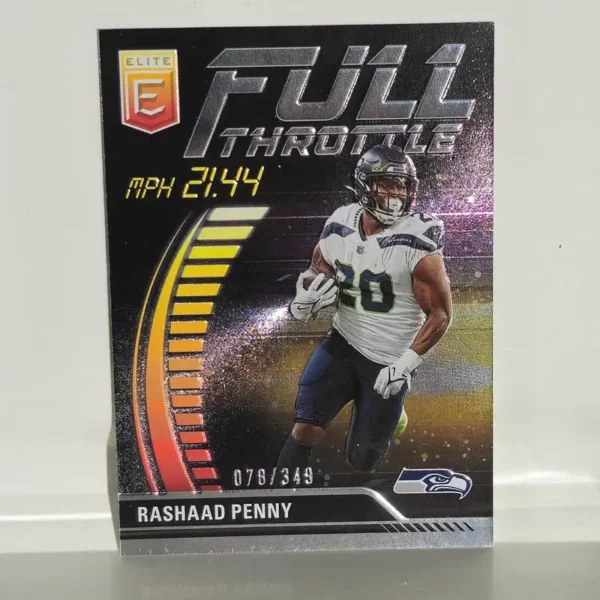 Panini Donruss Elite Football 2023 | #FT-RP Rashaad Penny - Seattle Seahawks | Full Throttle #78/349