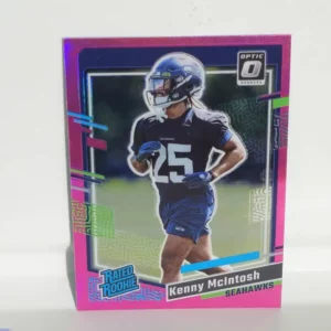 Panini Donruss Football 2023 | #391 Kenny McIntosh - Seattle Seahawks | Rated Rookie Optic Preview Pink