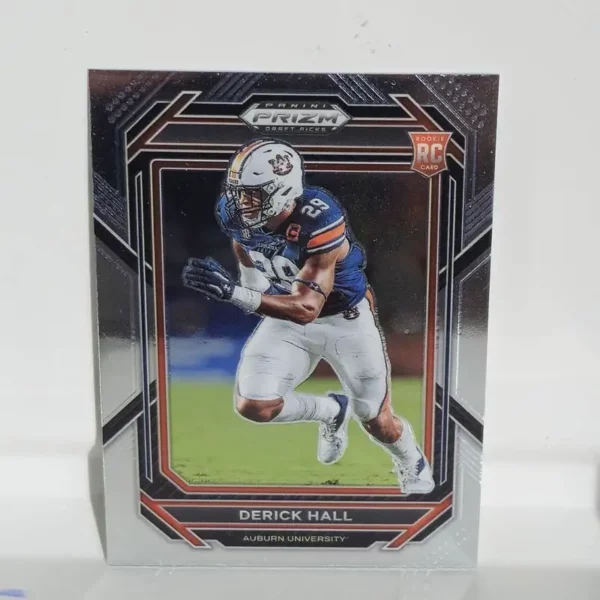 Panini Prizm Draft Picks Football 2023 | #170 Derick Hall - Auburn Tigers | Rookie Card