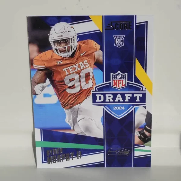 Panini Score Football 2024 | #118 Byron Murphy II - Seattle Seahawks | NFL Draft 2024 Rookie Card