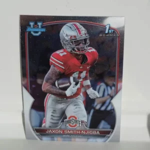 Topps Bowman Chrome University Football 2022 | #78 Jaxon Smith-Njigba - Ohio State Buckeyes | 1st Bowman