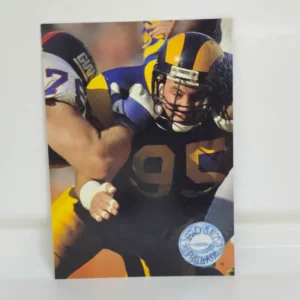 Pro Set Platinum Football 1991 | #60 Mike Piel - Los Angeles Rams
