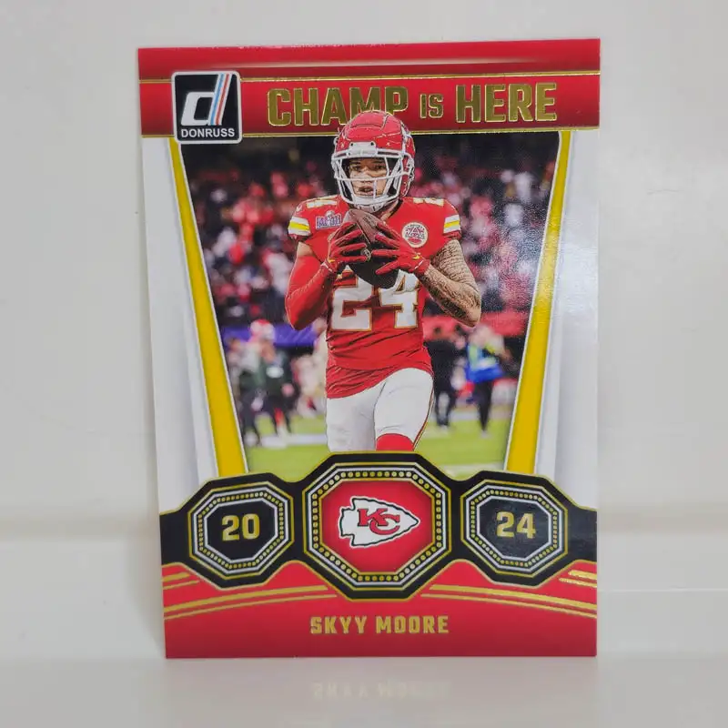 Panini Donruss Football 2024 | #18 Skyy Moore - Kansas City Chiefs | Champ is here
