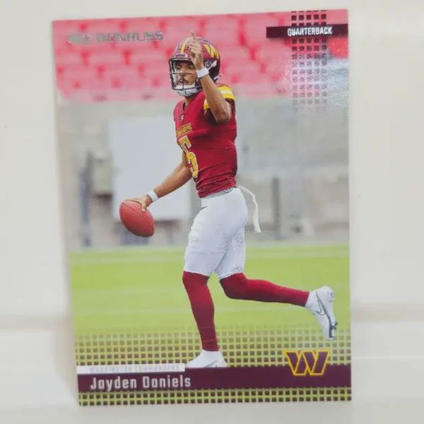 Panini Donruss Football 2024 | #22 Jayden Daniels - Washington Commanders | Donruss Retro 2004 Rookie Card