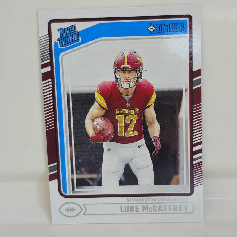 Panini Donruss Football 2024 | #302 Luke McCaffrey - Washington Commanders | Rated Rookie