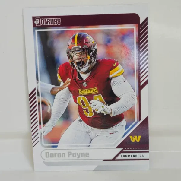 Panini Donruss Football 2024 | #5 Daron Payne - Washington Commanders