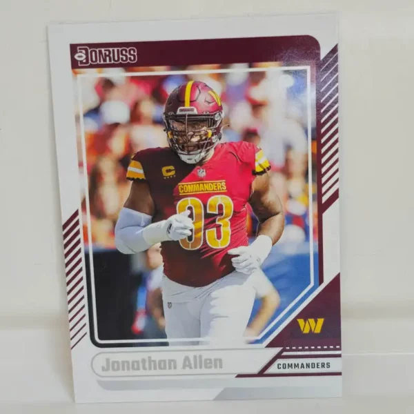 Panini Donruss Football 2024 | #61 Jonathan Allen - Washington Commanders