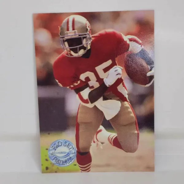 Pro Set Platinum Football 1991 | #137 Dexter Carter - San Francisco 49ers