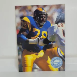 Pro Set Platinum Football 1991 | #57 Jackie Slater - Los Angeles Rams
