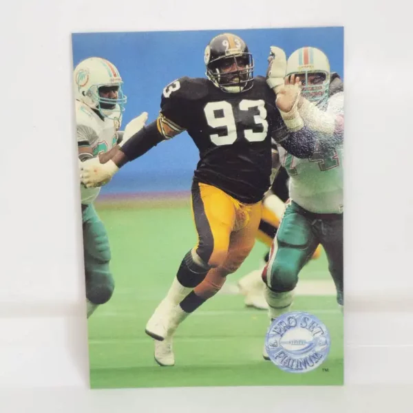 Pro Set Platinum Football 1991 | #99 Keith Willis - Pittsburgh Steelers