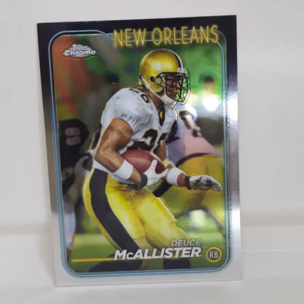 Topps Chrome Football 2024 | #136 Deuce McAllister - New Orleans Saints