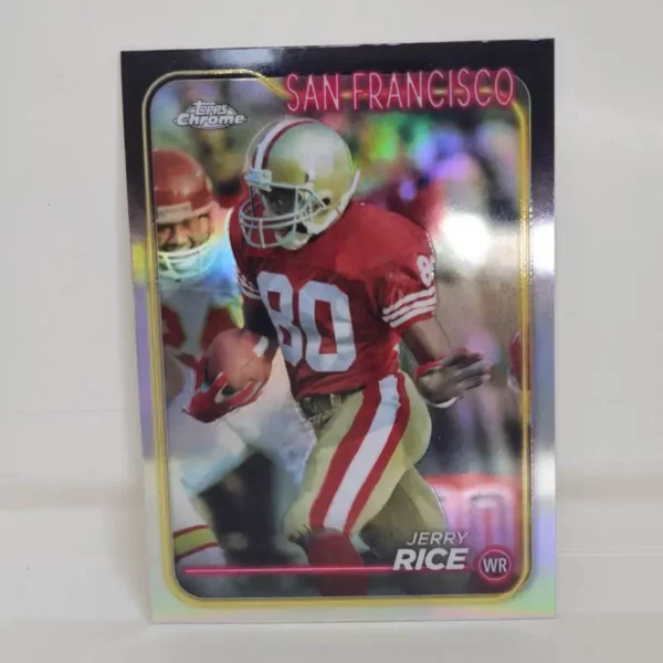 Topps Chrome Football 2024 | #176 Jerry Rice - San Francisco 49ers | Refractor