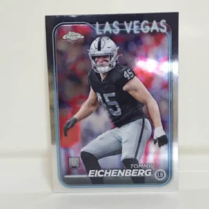 Topps Chrome Football 2024 | #200 Tommy Eichenberg - Las Vegas Raiders | Rookie Card