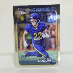 Topps Chrome Football 2024 | #219 Blake Corum - Los Angeles Rams | Rookie Card