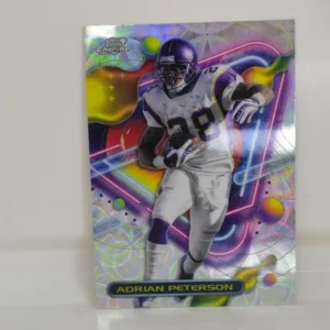 Topps Composite Football 2023 | #279 Adrian Peterson - Minnesota Vikings | Cosmic Chrome Nucleus Refractor