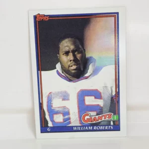 Topps Football 1991 | #15 William Roberts - New York Giants