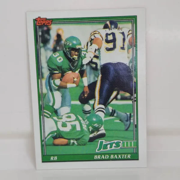 Topps Football 1991 | #474 Brad Baxter - New York Jets