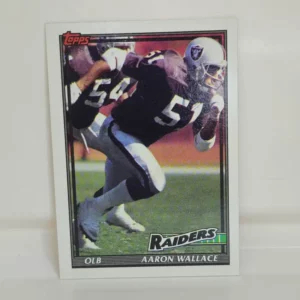 Topps Football 1991 | #92 Aaron Wallace - Los Angeles Raiders