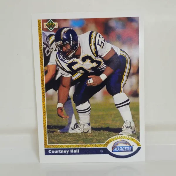 Upper Deck Football 1991 | #218 Courtney Hall - San Diego Chargers