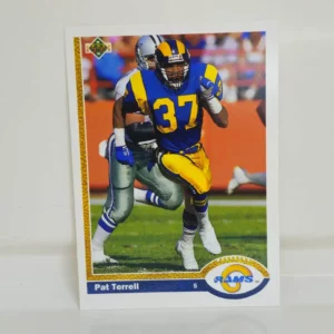 Upper Deck Football 1991 | #53 Pat Terrell - Los Angeles Rams