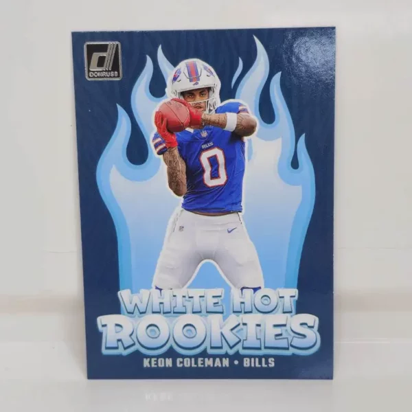 Panini Donruss Football 2024 | #16 Keon Coleman - Buffalo Bills | White Hot Rookies