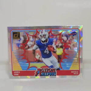 Panini Donruss Football 2024 | #18 James Cook - Buffalo Bills | Action All Pros