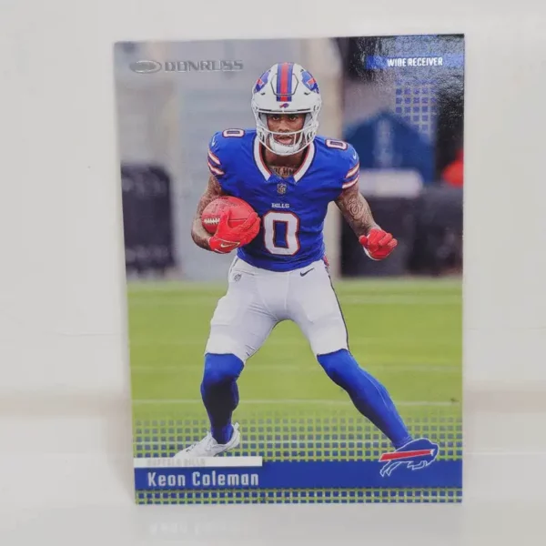 Panini Donruss Football 2024 | #38 Keon Coleman - Buffalo Bills | Donruss Retro 2004 Rookie Card