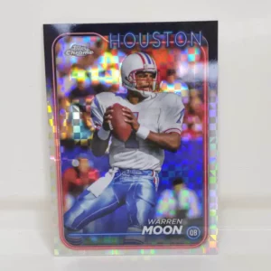 Topps Chrome Football 2024 | #187 Warren Moon - Houston Texans | X Fractor