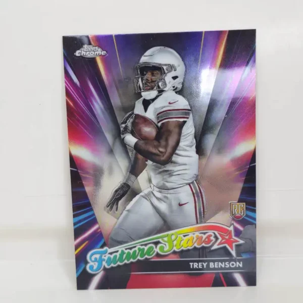 Topps Chrome Football 2024 | #FS-15 Trey Benson - Arizona Cardinals | Future Stars Rookie Card