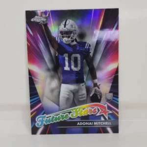 Topps Chrome Football 2024 | #FS-25 Adonai Mitchell - Indianapolis Colts | Future Stars Rookie Card