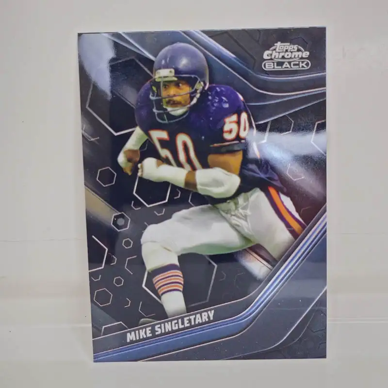 Topps Composite Football 2023 | #110 Mike Singletary - Chicago Bears | Topps Chrome Black