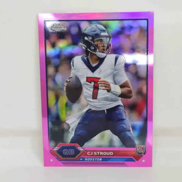 Topps Composite Football 2023 | #2 C.J. Stroud - Houston Texans | Pink Refractor Rookie Card