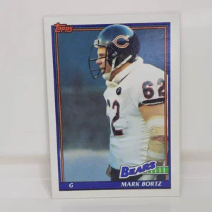 Topps Football 1991 | #163 Mark Bortz - Chicago Bears