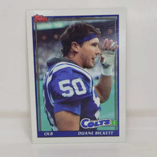 Topps Football 1991 | #333 Duane Bickett - Indianapolis Colts