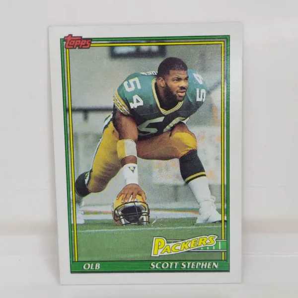Topps Football 1991 | #444 Scott Stephen - Green Bay Packers