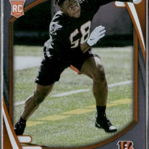 Panini Absolute Football 2021 | #161 Joseph Ossai - Cincinnati Bengals | Emerald Rookie Card