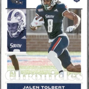 Panini Chronicles Draft Picks Football 2022 | #20 Jalen Tolbert - South Alabama Jaguars | Chronicles Rookie Card