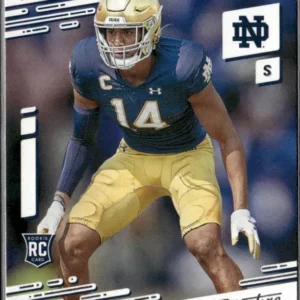 Panini Chronicles Draft Picks Football 2022 | #4 Kyle Hamilton - Notre-Dame Fighting Irish | Prestige Rookie Card