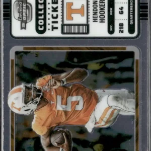 Panini Chronicles Draft Picks Football 2023 | #24 Hendon Hooker - Tennessee Volunteers | Contenders Optic College Ticket Rookie Card