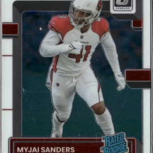 Panini Donruss Optic Football 2022 | #284 Myjai Sanders - Arizona Cardinals | Rated Rookie