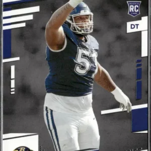 Panini Prestige Football 2022 | #358 Travis Jones - Baltimore Ravens | Rookie Card