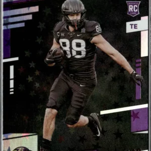 Panini Prestige Football 2022 | #382 Charlie Kolar - Baltimore Ravens | Xtra Points Astral Rookie Card