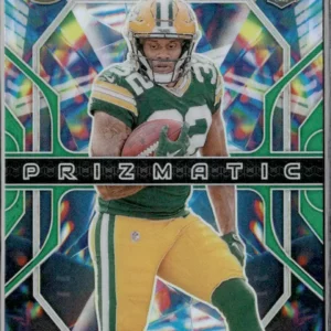 Panini Prizm Football 2024 | #4 MarShawn Lloyd - Green Bay Packers | Green Prizmatic Rookie Card